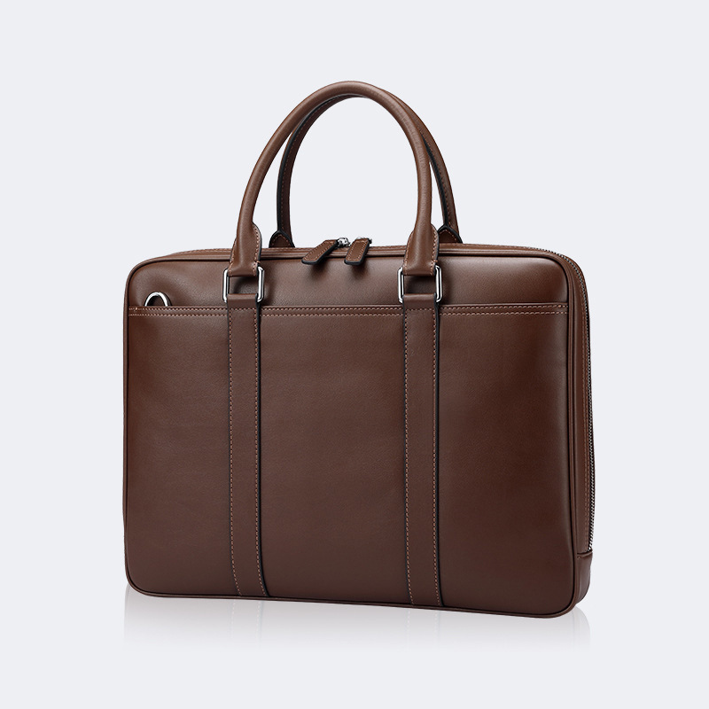 Genuine leather men's bags business clutch leisure large-capacity briefcase male cowhide simple shoulder crossbody men's handbags