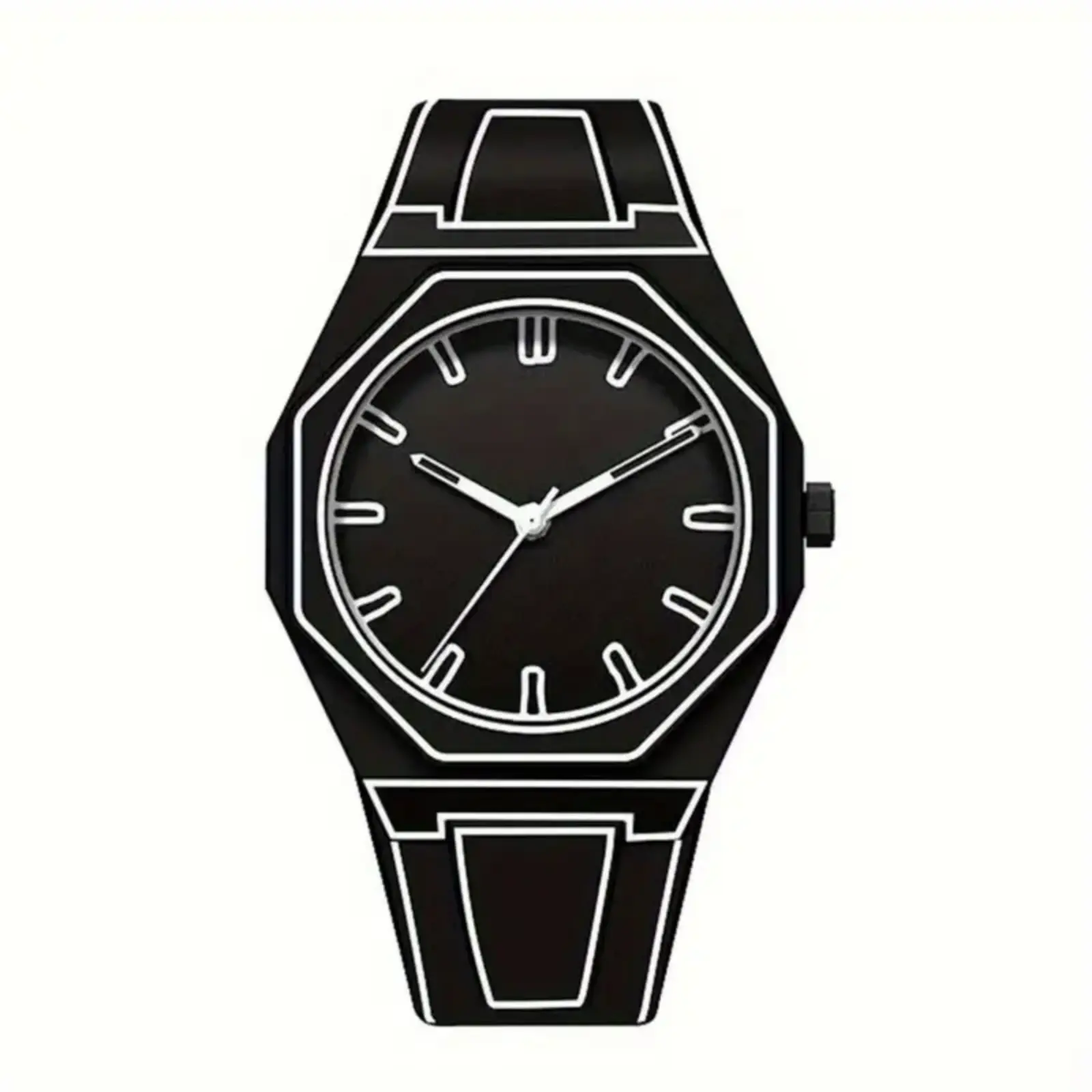 Fashionable luminous quartz watch