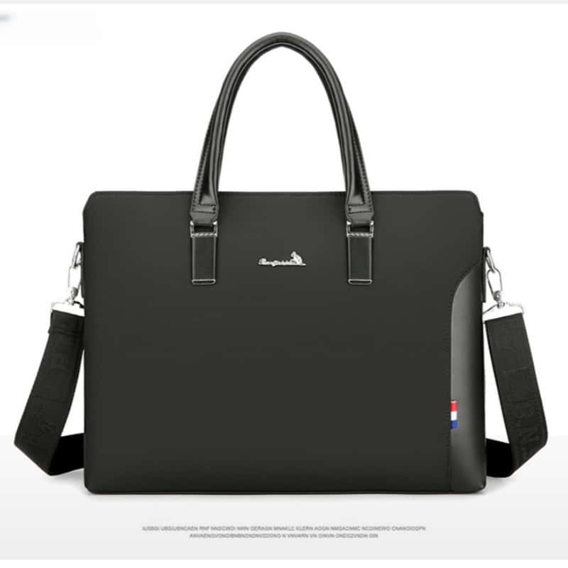Men's large-capacity briefcase shoulder crossbody bag business handbag business trip will be computer bag file bag