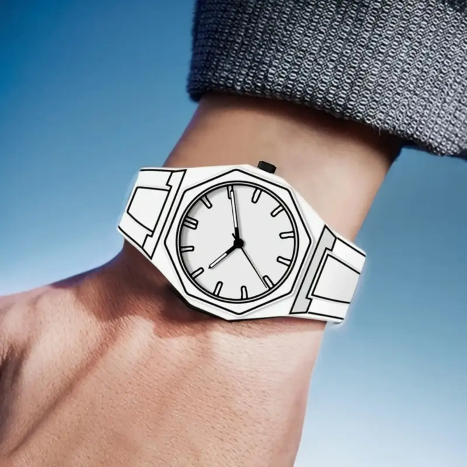 Fashionable luminous quartz watch